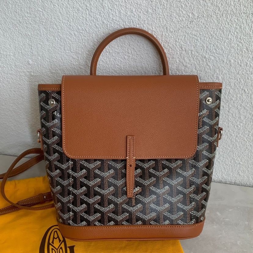 Goyard黑棕mini後背包