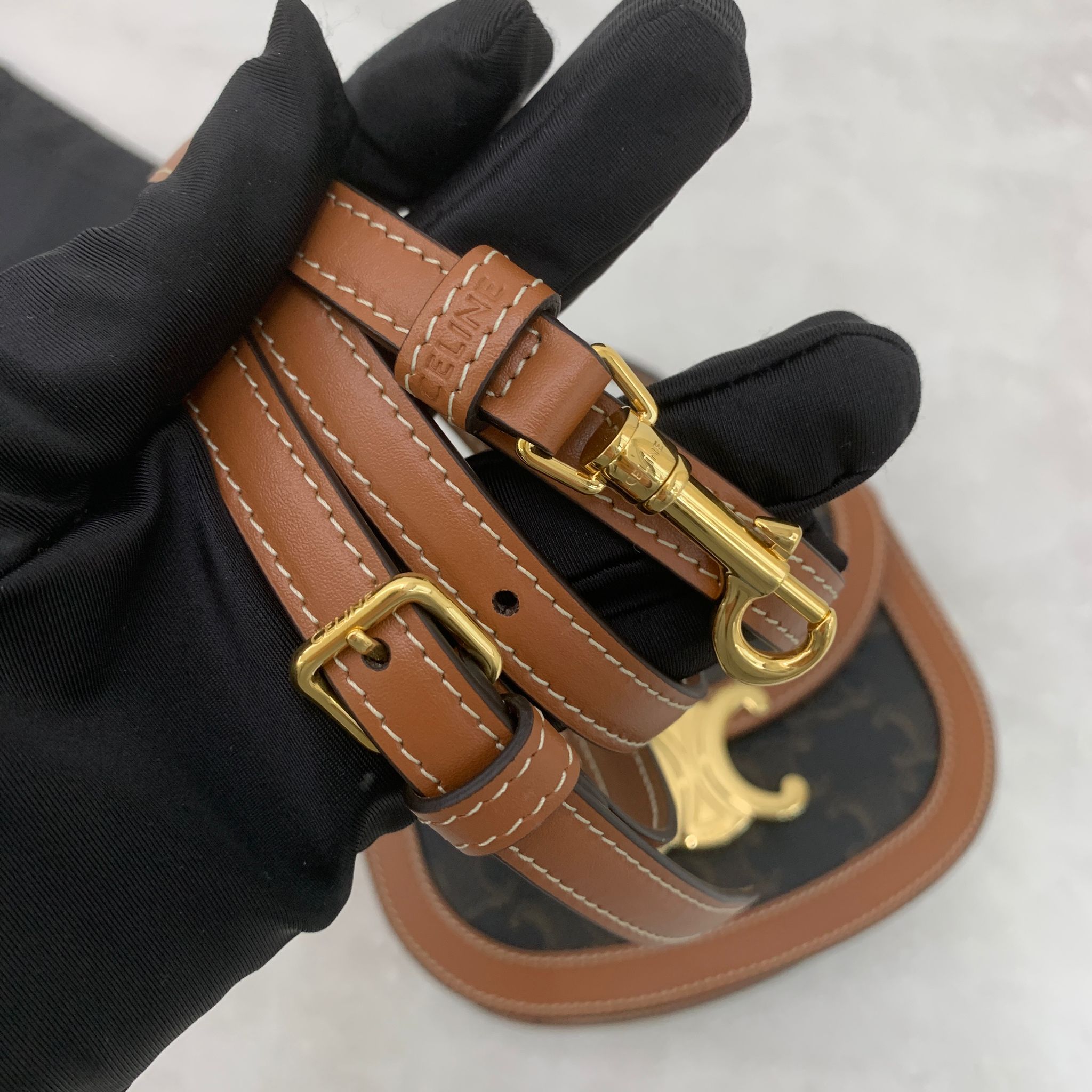 Celine Besace mini bag 手把凱旋馬鞍包