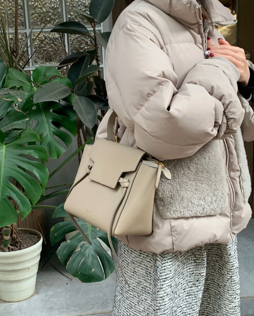 Celine nano belt 奶茶色