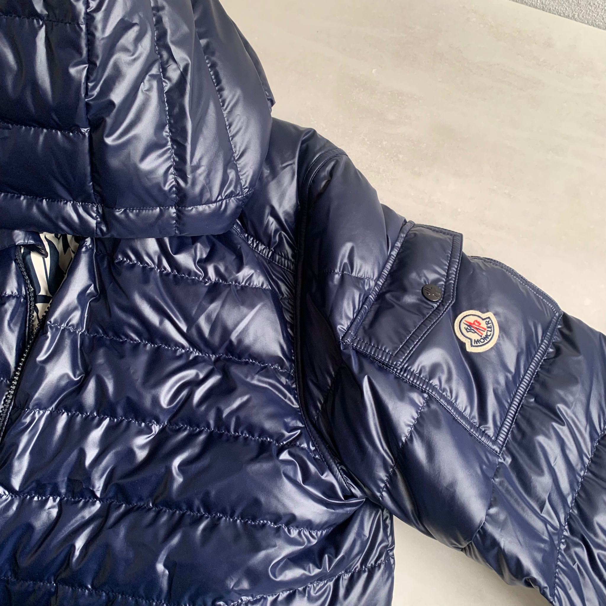 Moncler Tablasses 深藍雙面羽絨外套