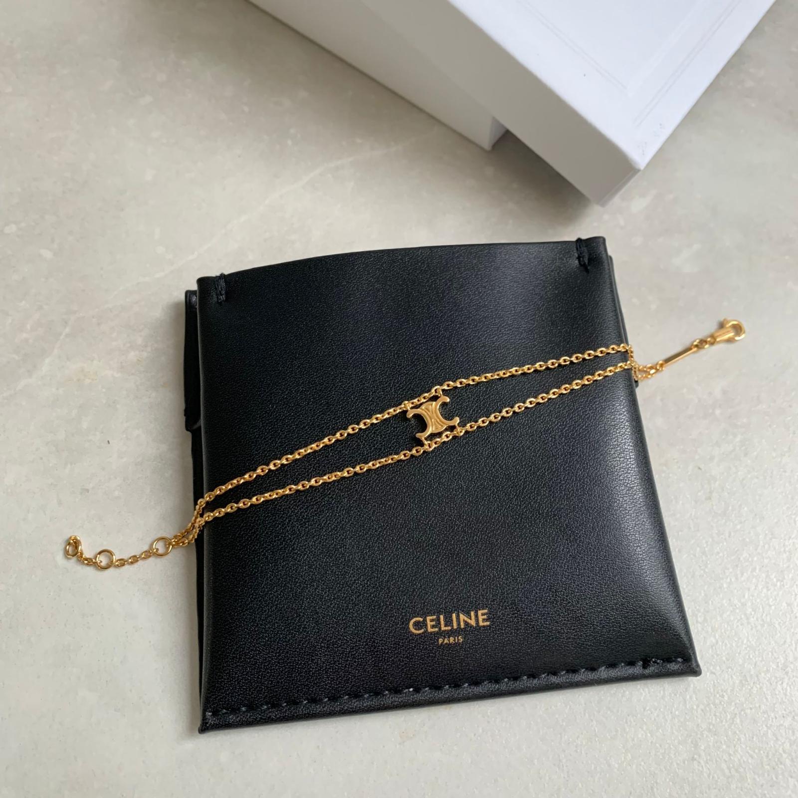 Celine 凱旋門雙層手鍊