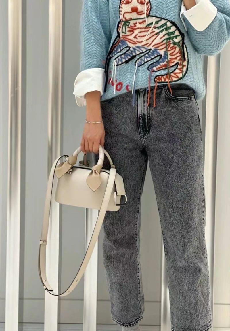 Delvaux cool box nano 燕麥色sesame