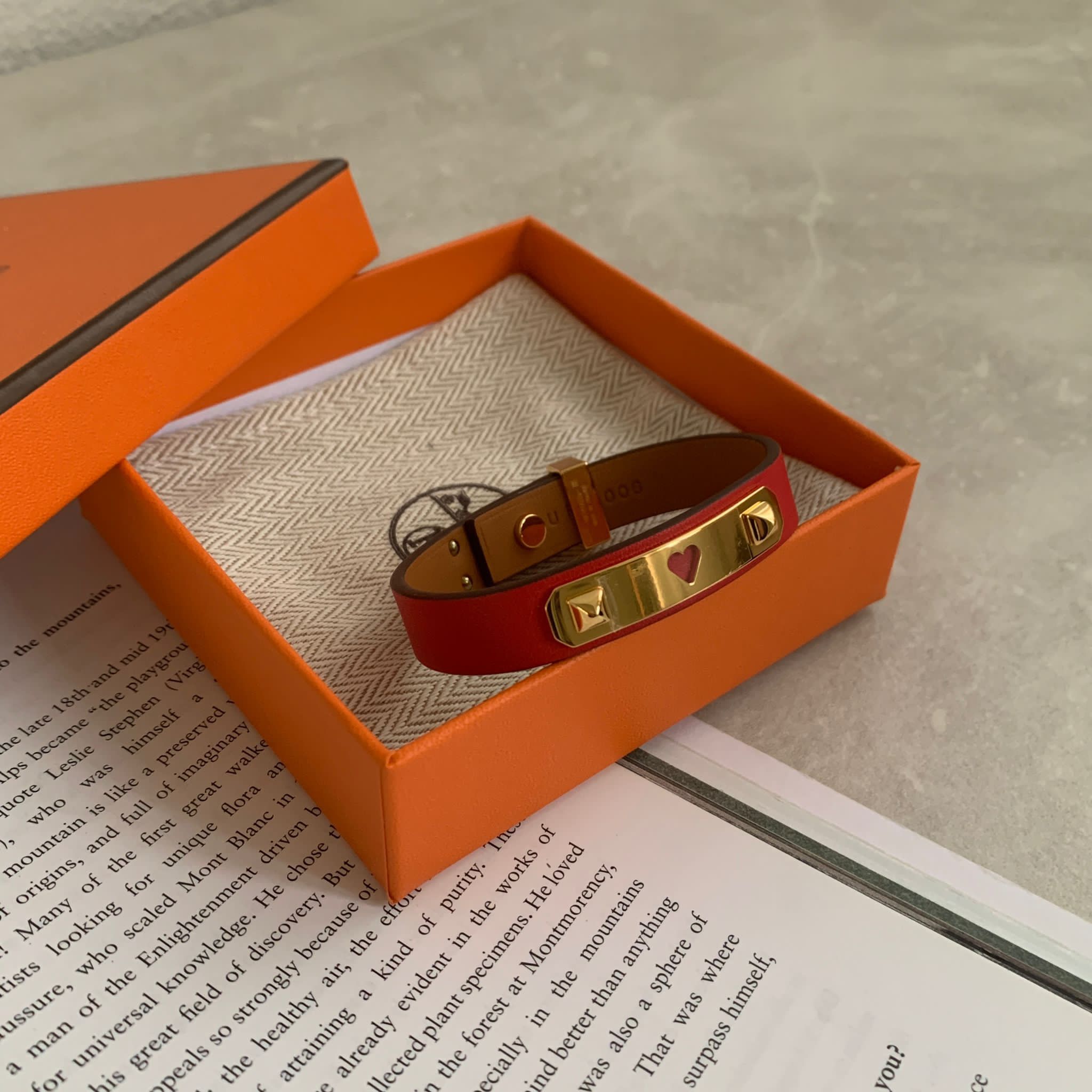 Hermès As De Coeur 紅色手環