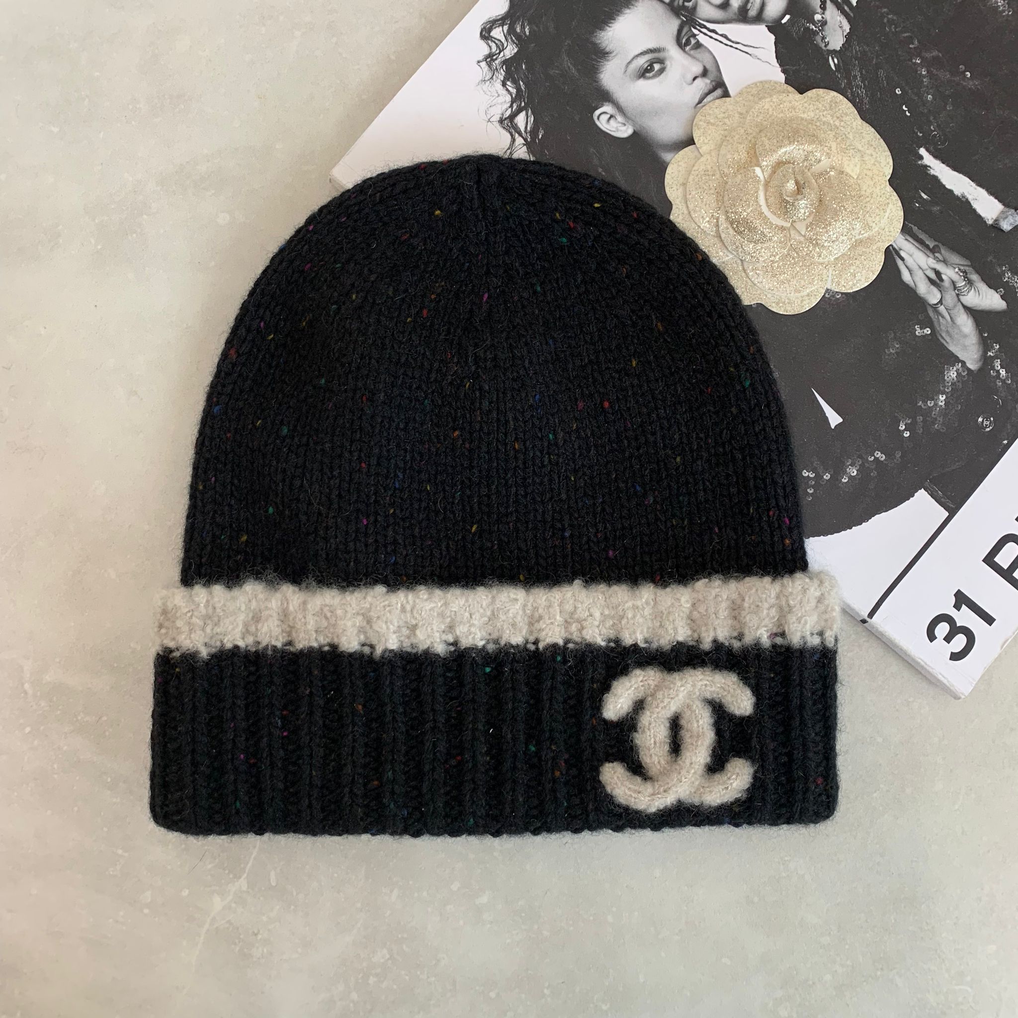 Chanel 23K 黑米冷帽