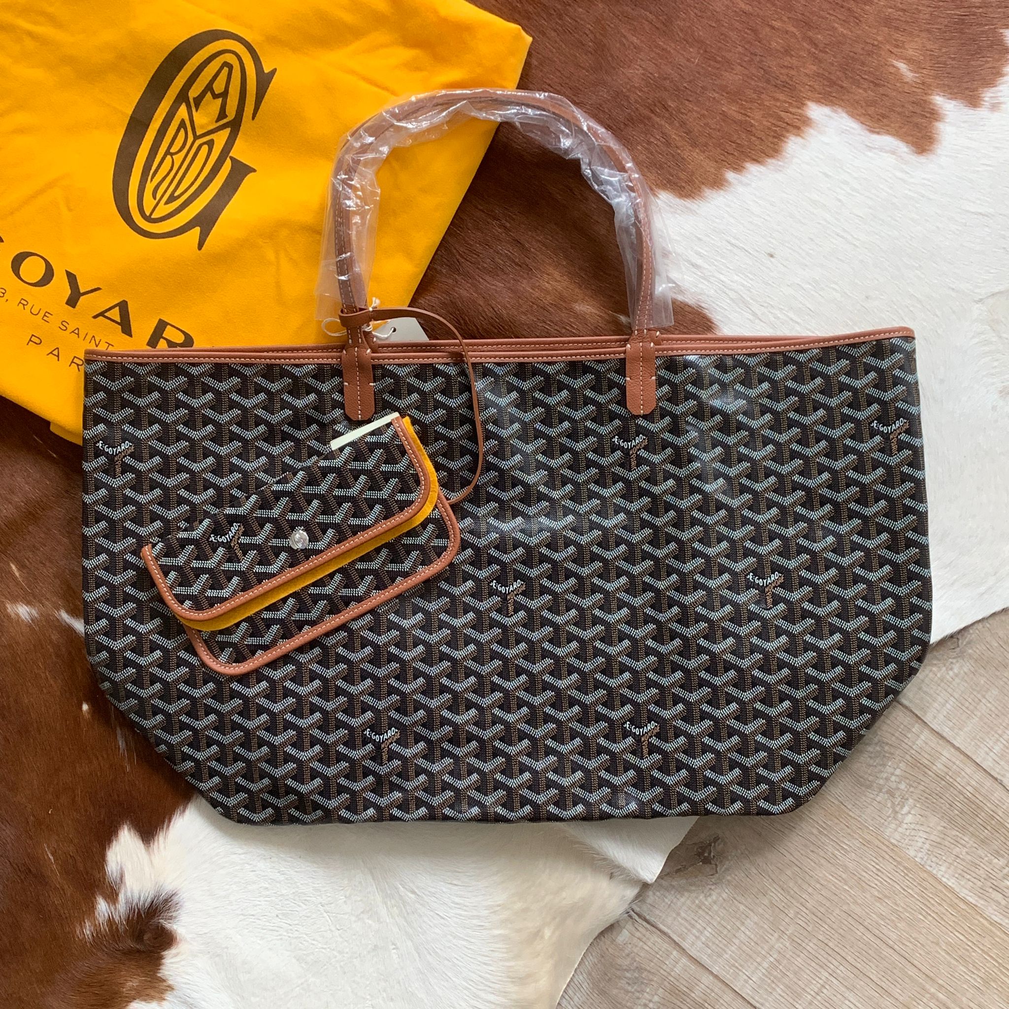 Goyard Saint Louis GM Bag 棕色大號購物包