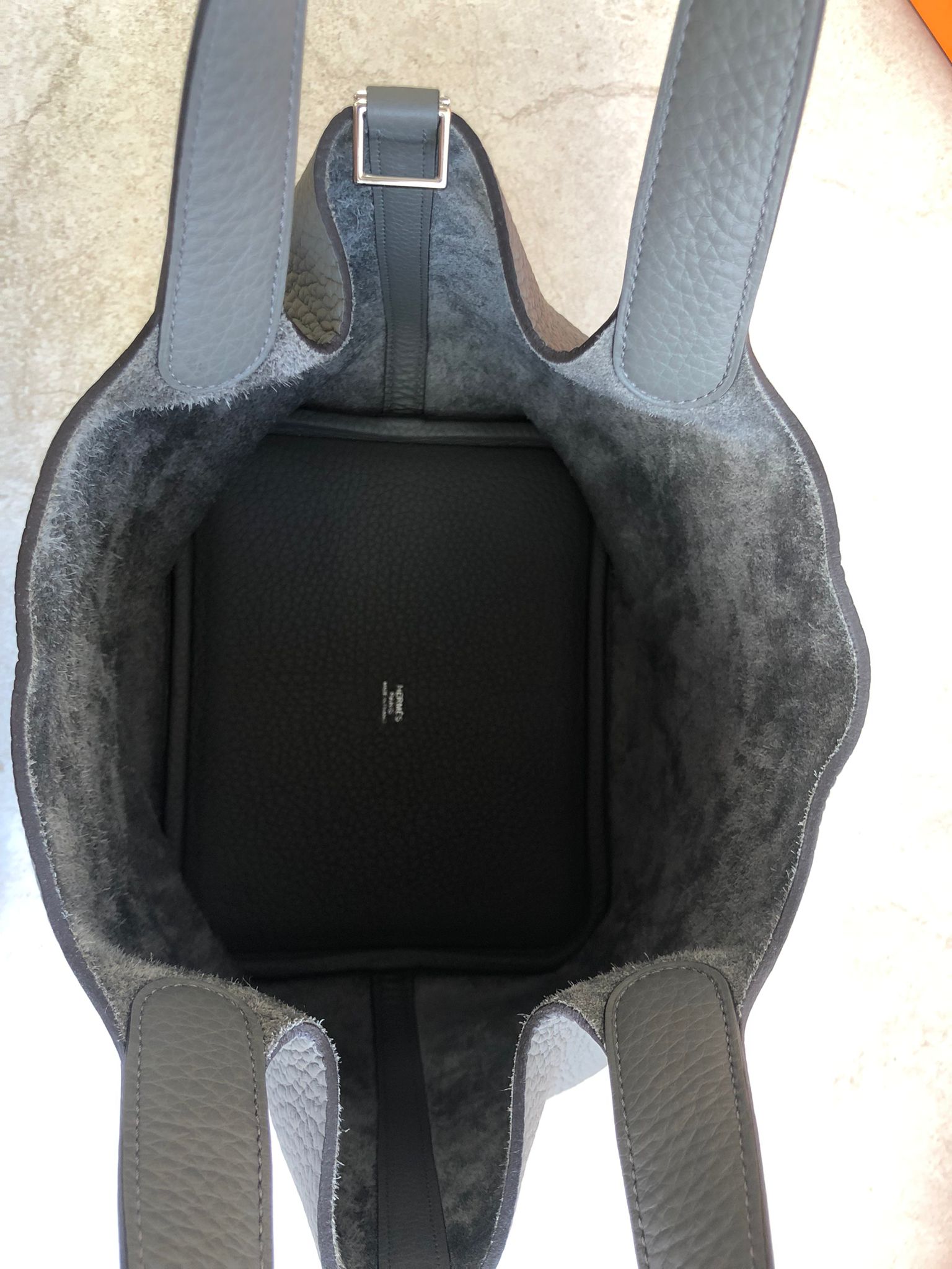 Hermes Picotin 22 菜籃子 積雨雲灰銀釦