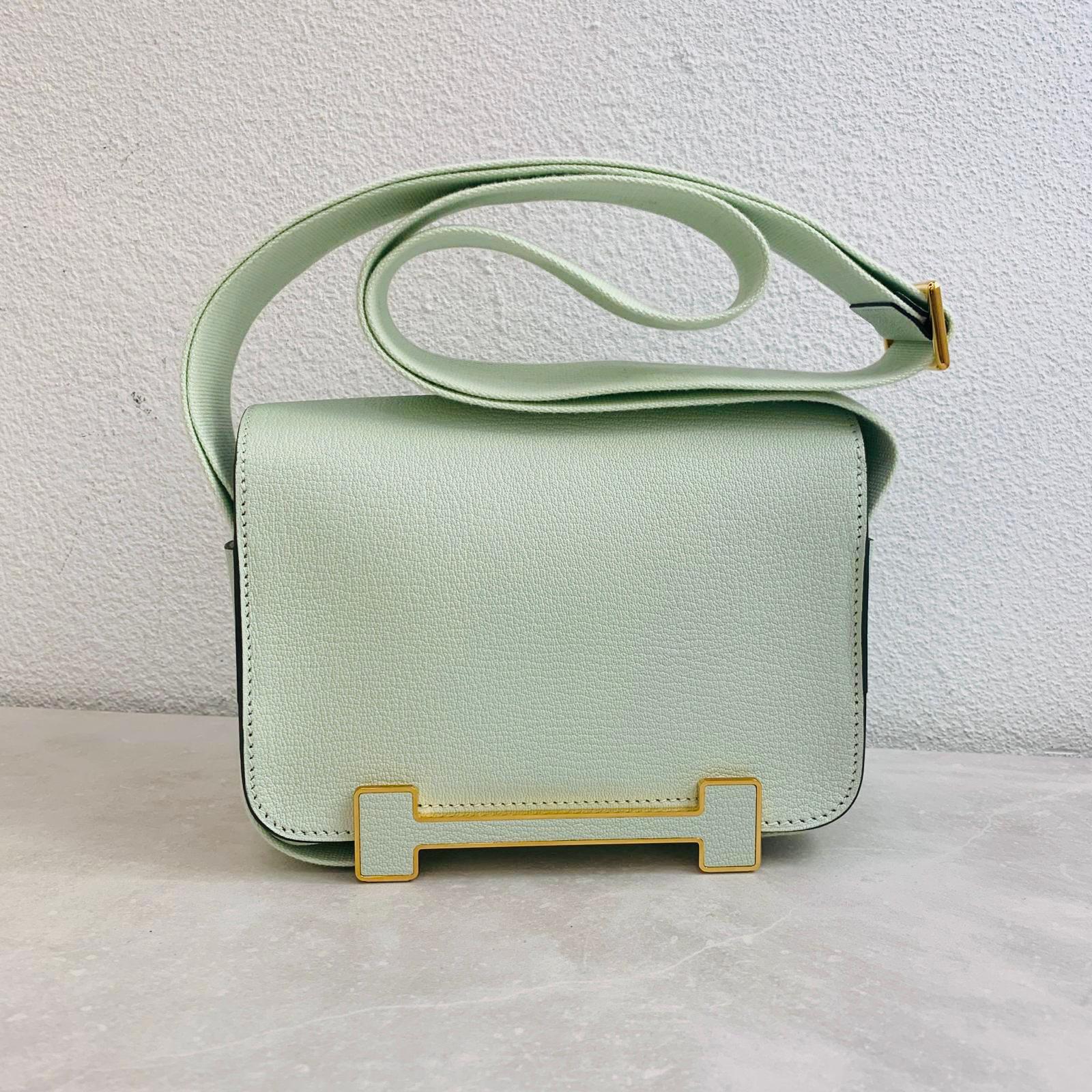 Hermès 氣泡綠GeTA 金扣