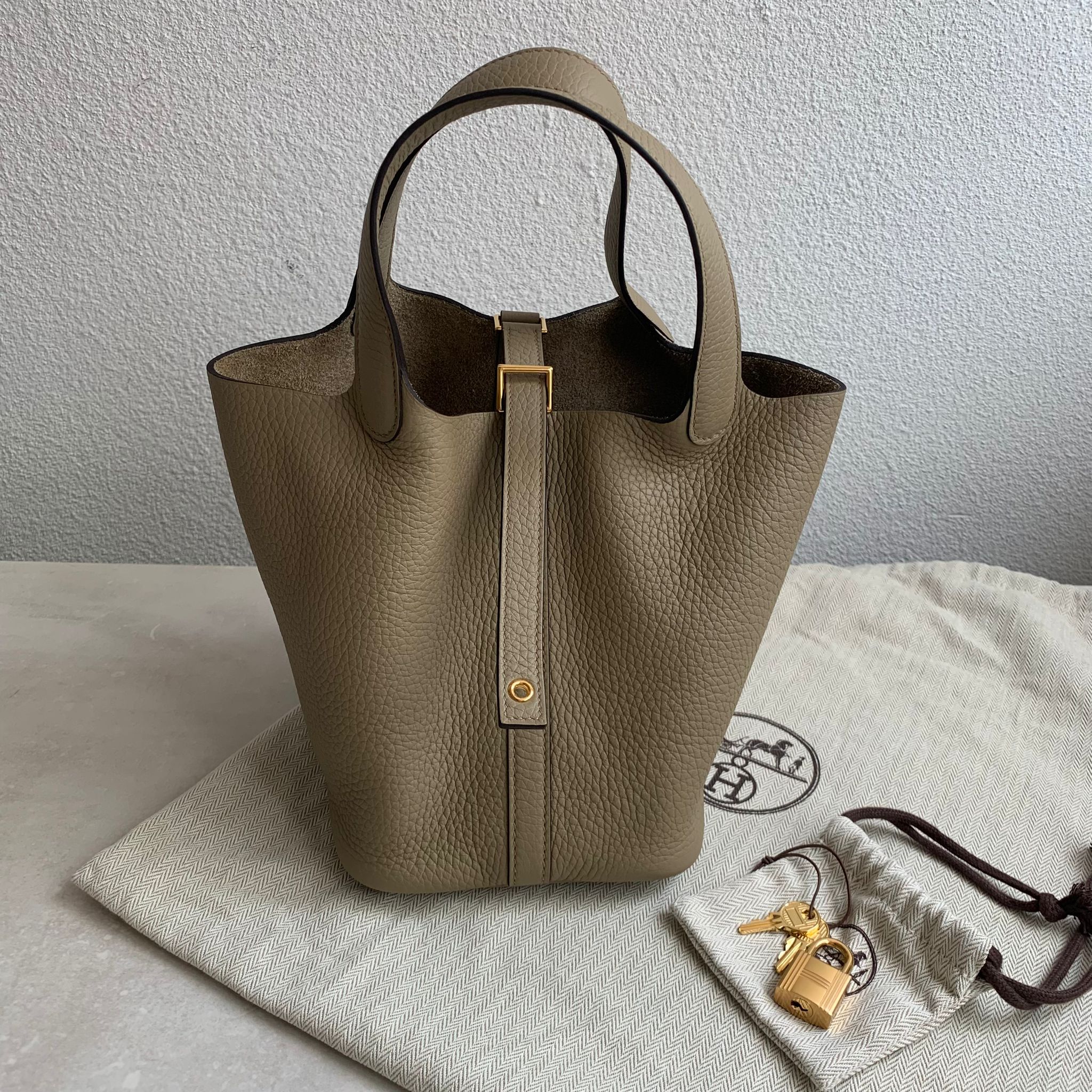 Hermès Picotin 18 瑪爾法米金釦