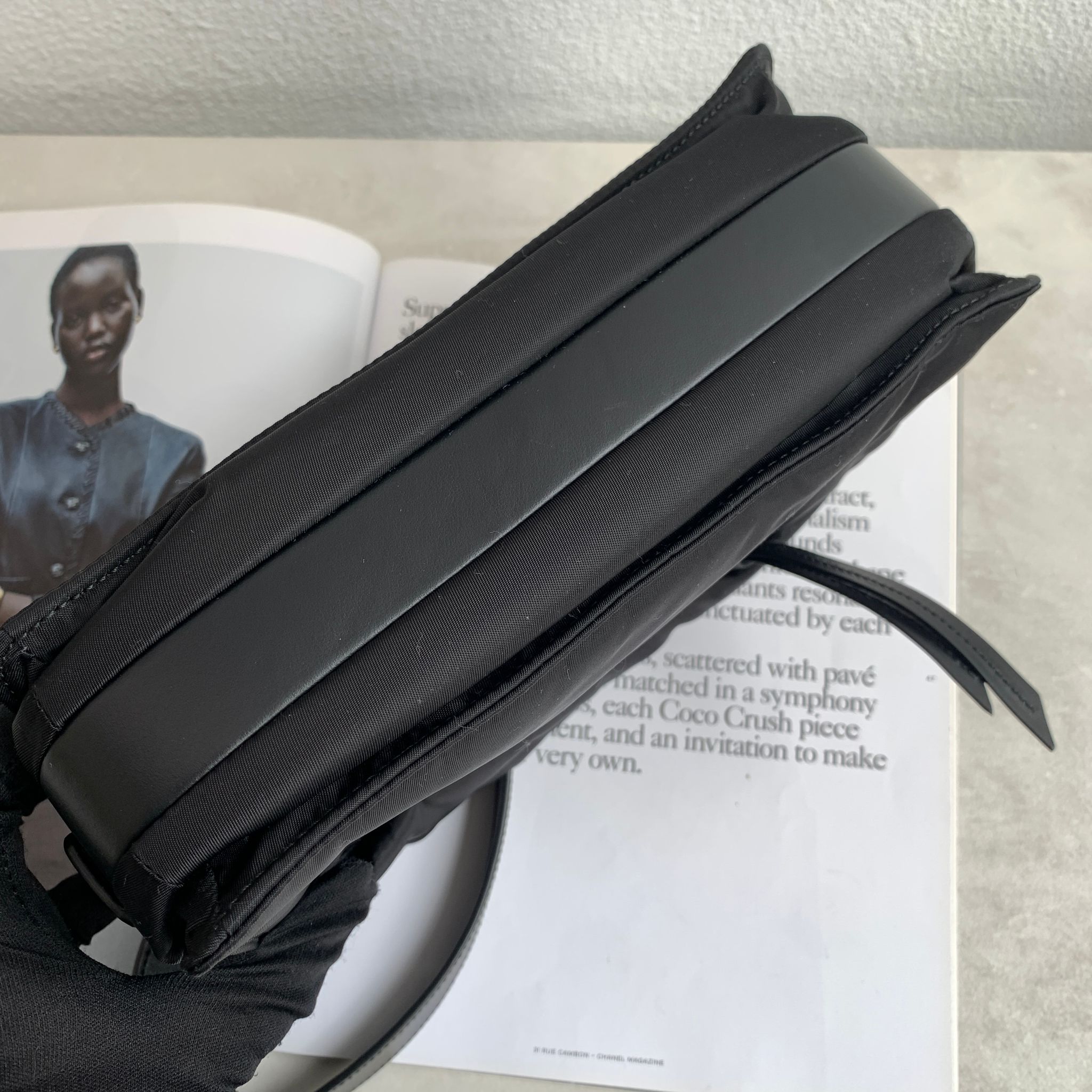 Prada Small shoulder bag in quilted Re-Nylon小號尼龍夾棉肩背包