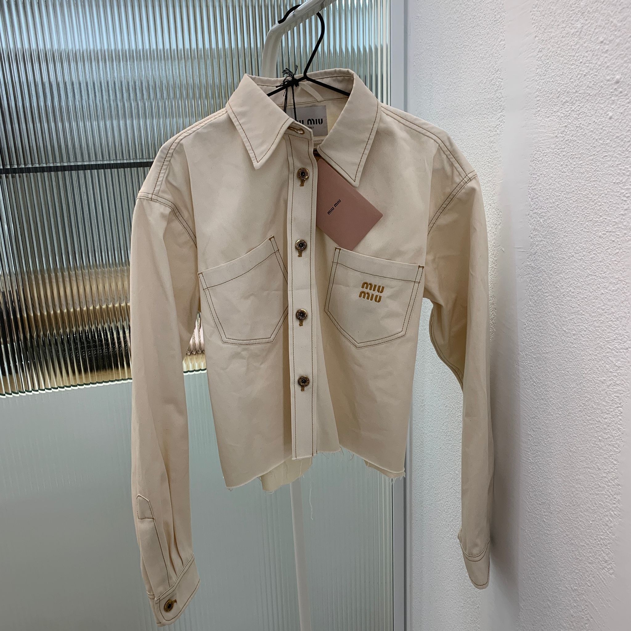 Miumiu Denim Jacket 白色牛仔外套