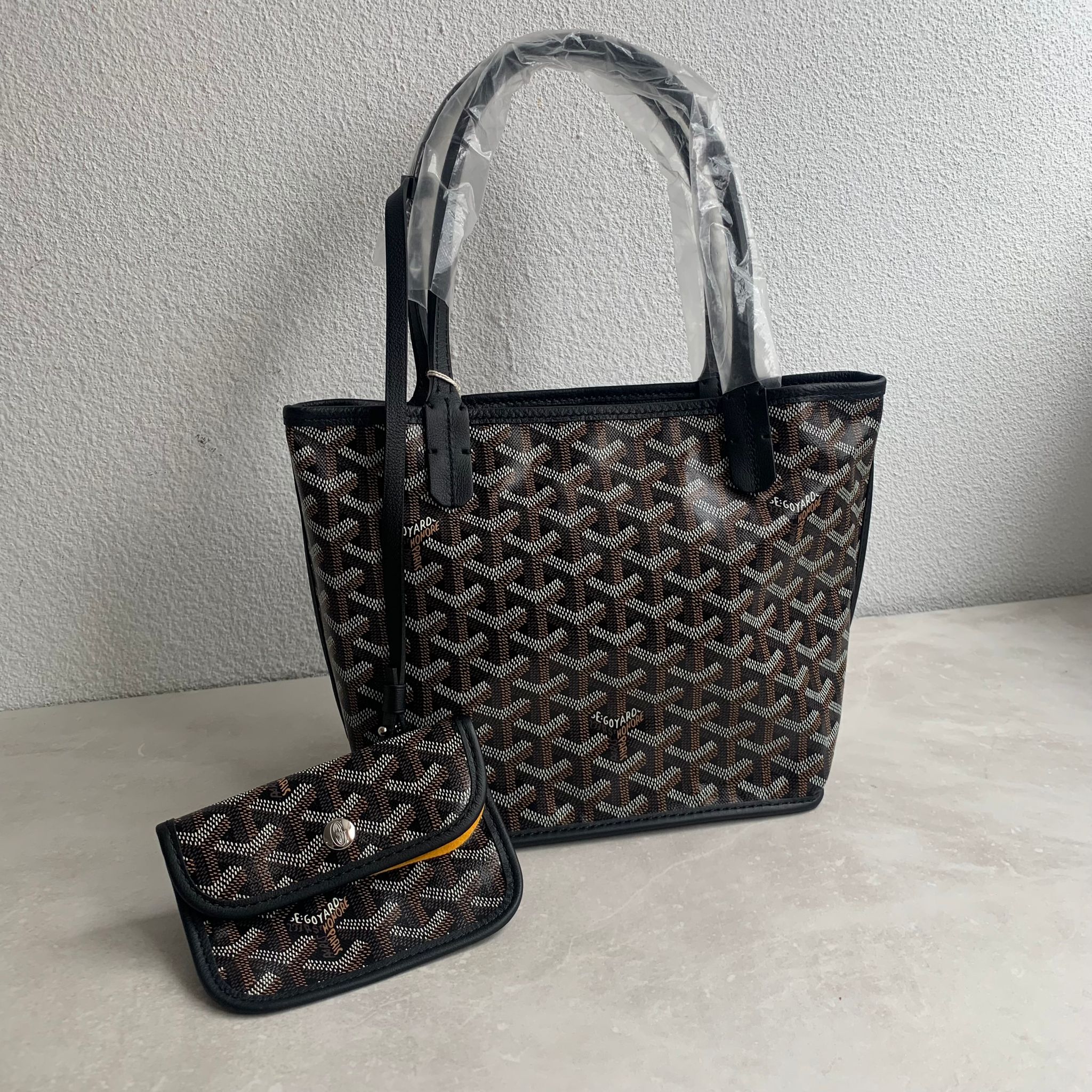 Goyard Anjou Mini Bag 黑色雙面購物包