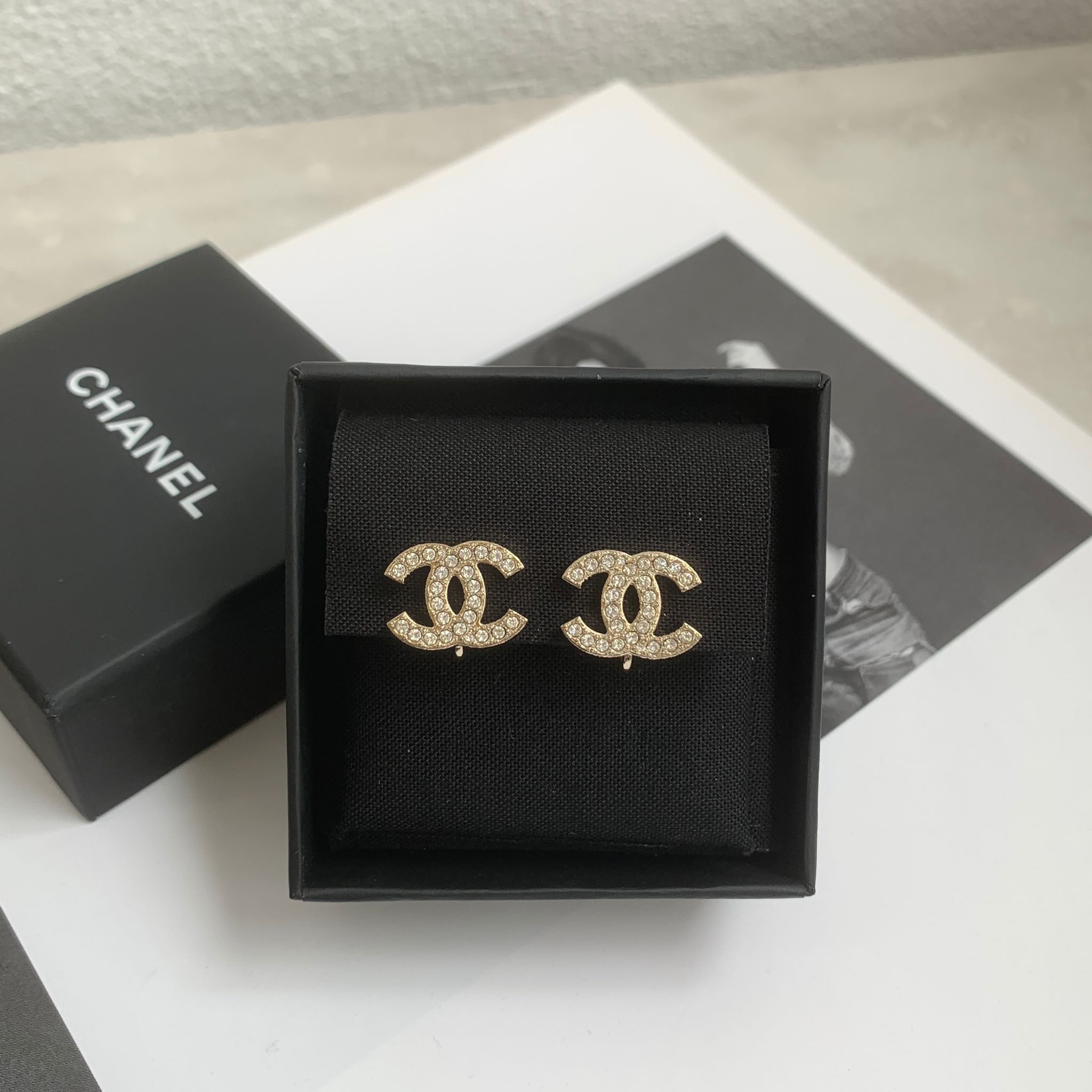 Chanel 24k 耳夾小號