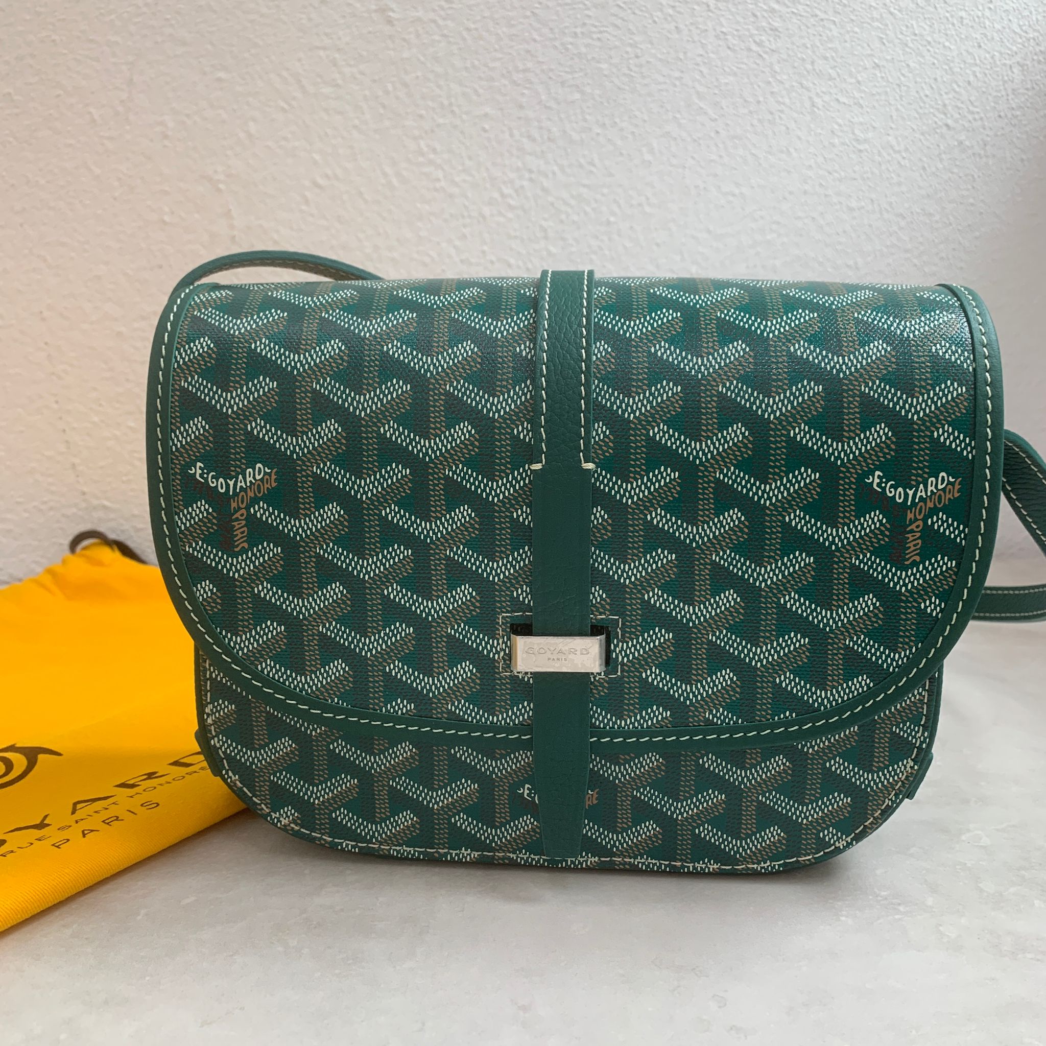 Goyard Belvedere PM Bag 綠色郵差包 小號