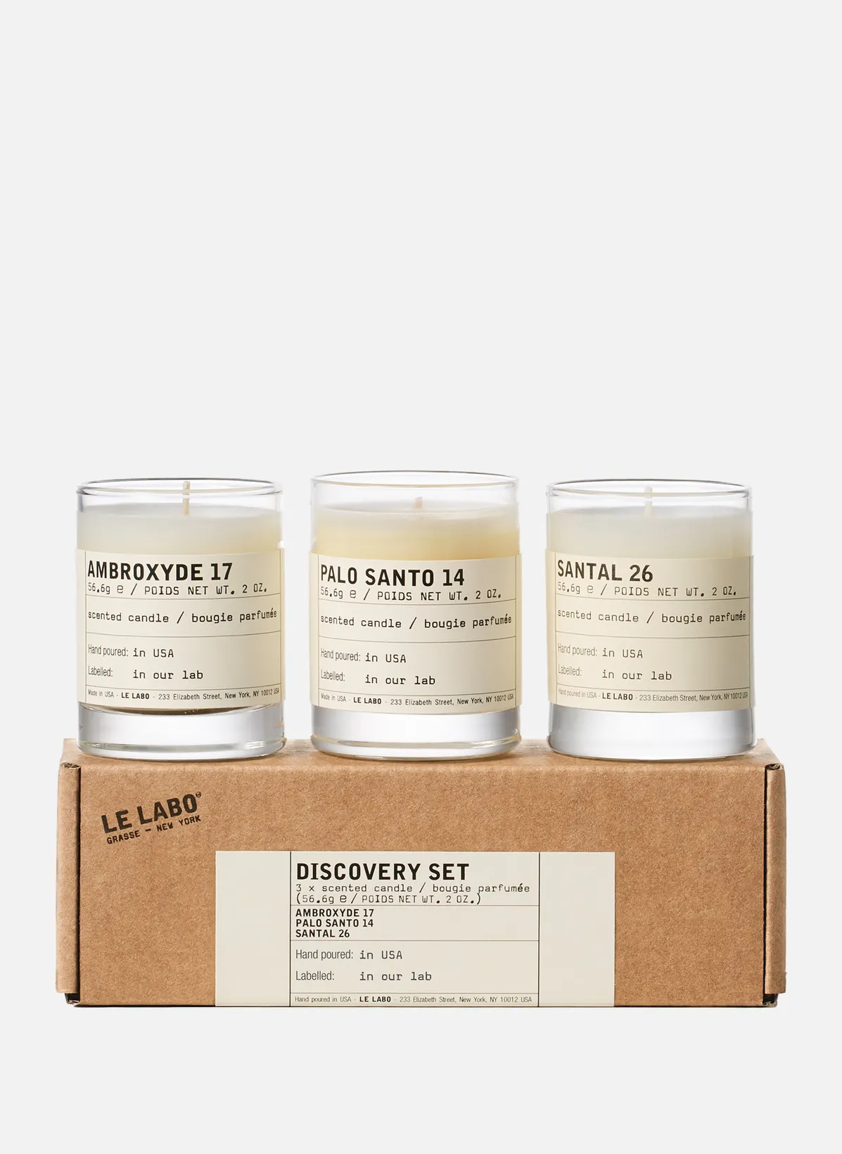 Le Labo Candle Discovery Set Holiday 24 Classic Collection 節日限定 24 經典迷你蠟燭3入組