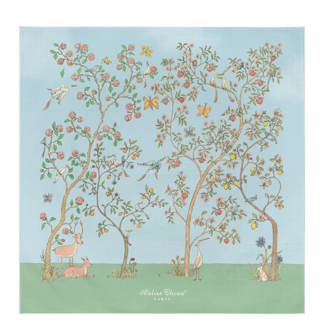 Atelier Chou Cotton Bloom Swaddle 棉被